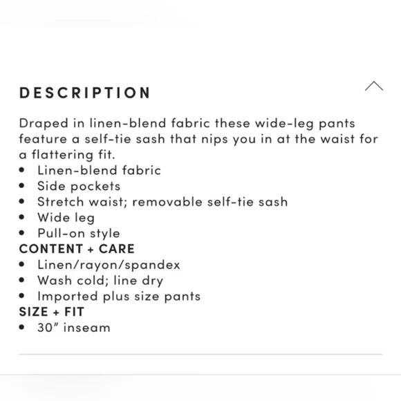 TORRID Striped Linen Wide Leg Pants SIZE 22 Boho Belted - Picture 4 of 5